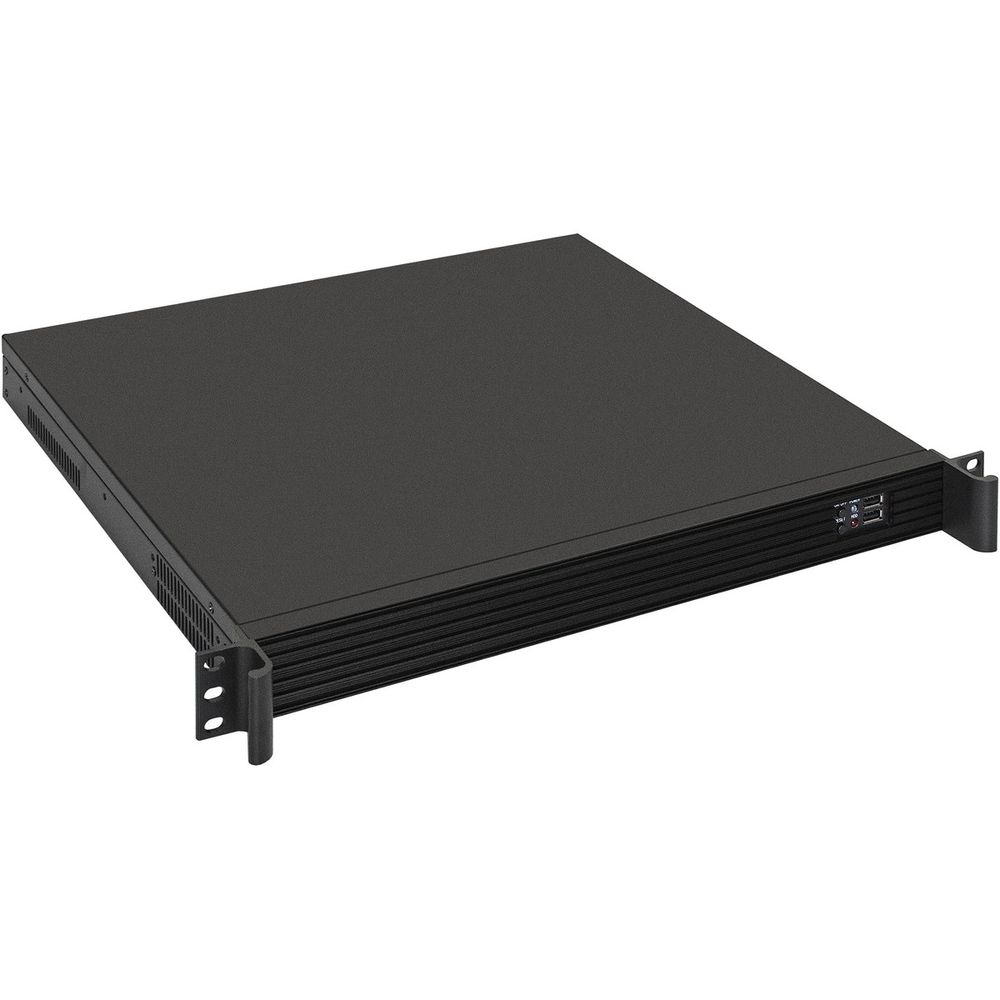 Exegate EX279771RUS Серверный корпус Exegate Pro 1U390-01 <RM 19", высота 1U, глубина 390, БП 350ADS, USB>