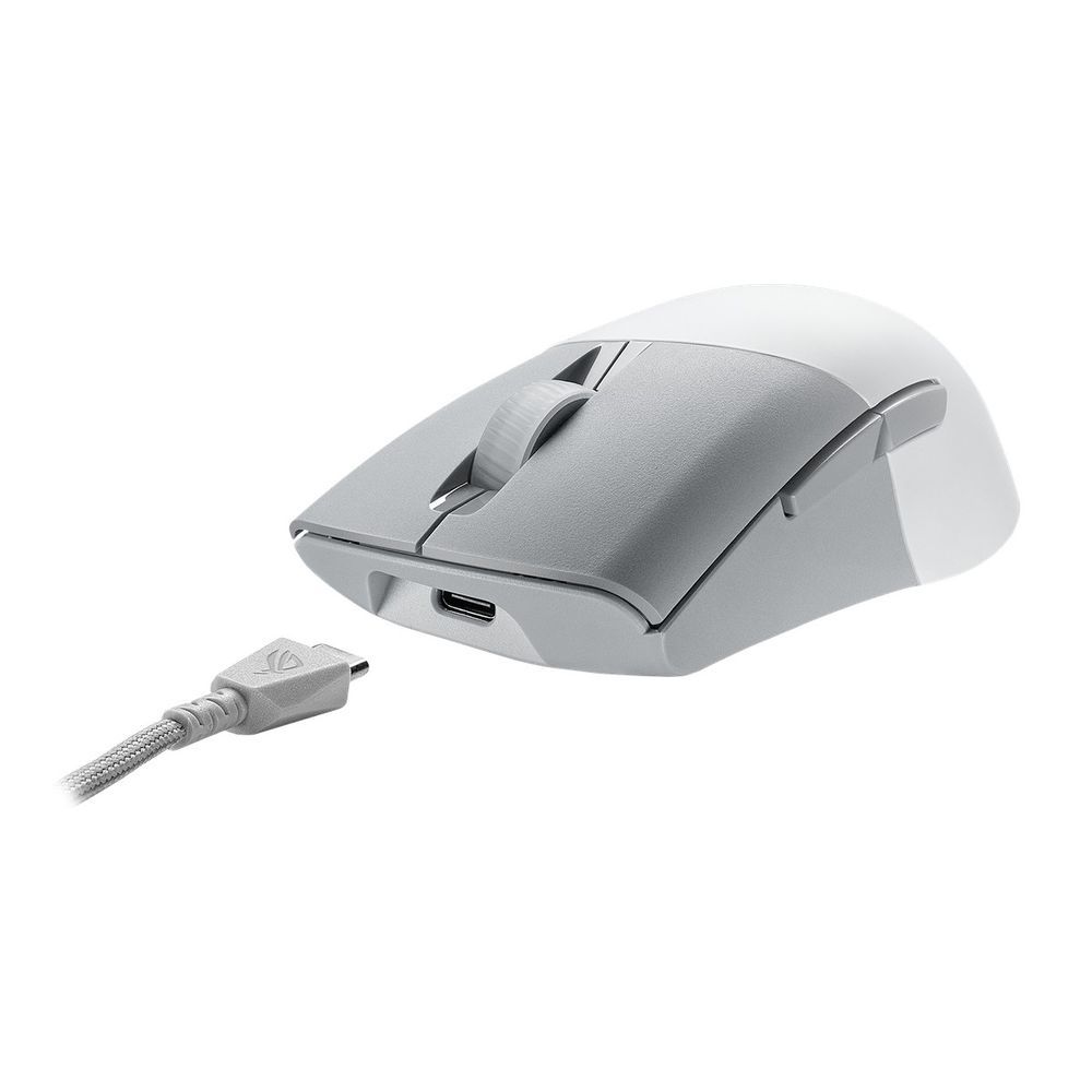 Мышь ASUS P709 ROG KERIS WL AIMPOINT WHT 75g 36,000DPI Bluetooth 5.1 2.4GHz 5buttons