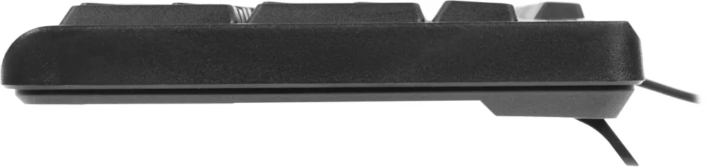 Клавиатура Defender Daily Hb-162 черный USB Multimedia (45162) кабель 1.8м