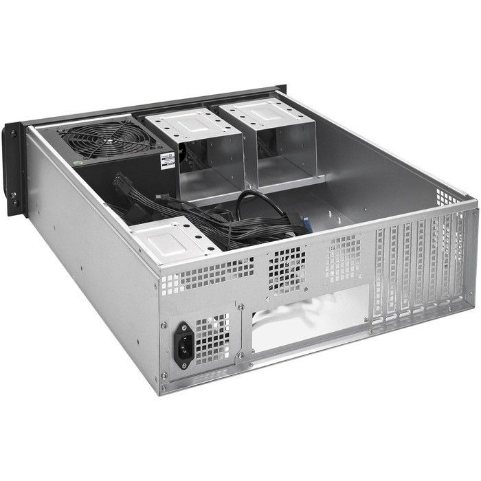 Exegate EX293913RUS Серверный корпус ExeGate Pro 3U450-09 <RM 19", высота 3U, глубина 450, БП 400ADS, USB>