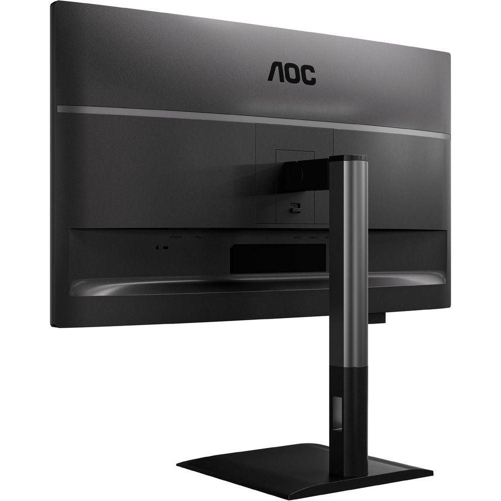 Монитор 27" AOC Q27P4U  IPS, 2560x1440, 120Hz, 4ms, 350сd/m, 1500:1 | 2xHDMI(2.0), DP(1.2), Type-C(PD-15W), 3xUSB 3.2 | HAS, Pivot, Swivel, InPSU, Speakers, Vesa 100, Black
