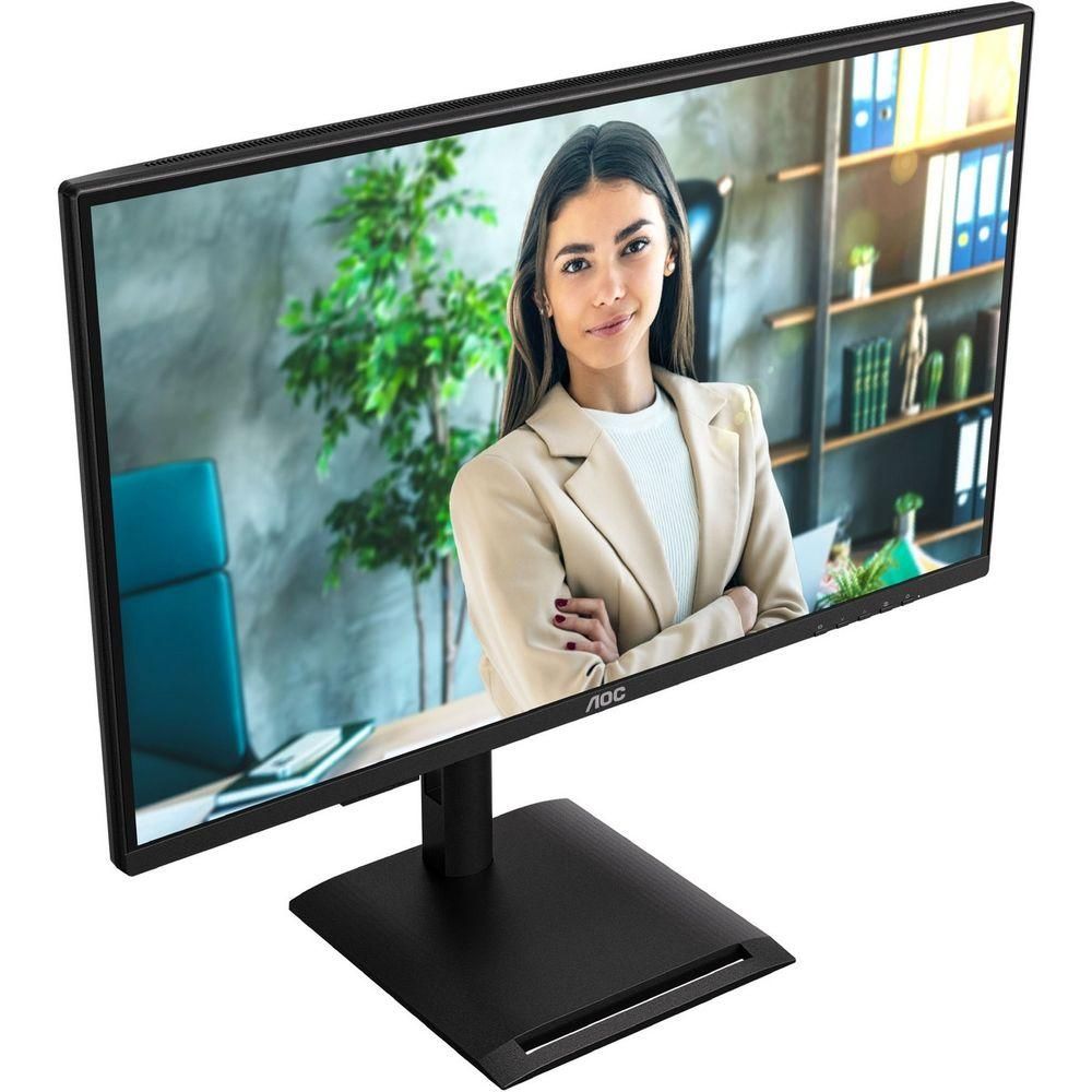 Монитор 27" AOC Q27P4U  IPS, 2560x1440, 120Hz, 4ms, 350сd/m, 1500:1 | 2xHDMI(2.0), DP(1.2), Type-C(PD-15W), 3xUSB 3.2 | HAS, Pivot, Swivel, InPSU, Speakers, Vesa 100, Black