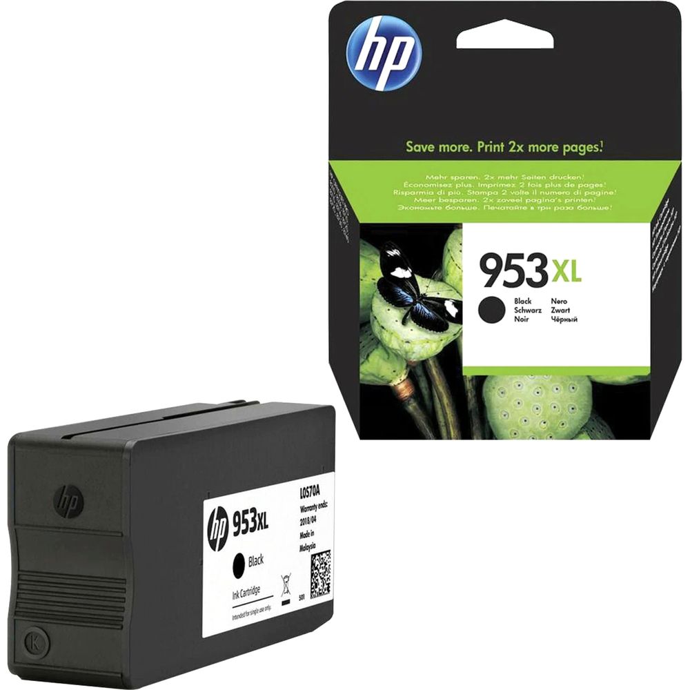 Картридж струйный HP 953XL L0S70AE черный (2000стр.) для HP OJP 8710/8715/8720/8730/8210/8725