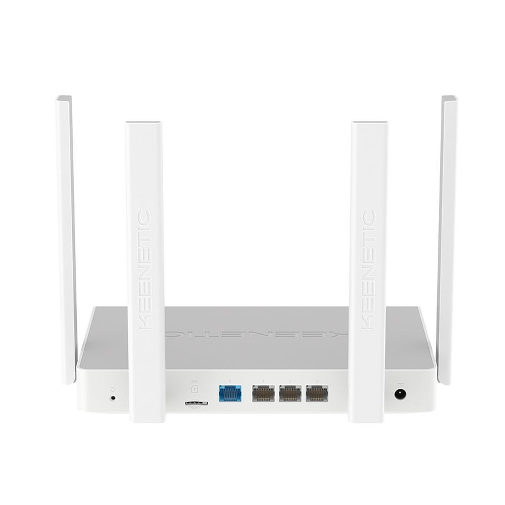 Маршрутизатор KEENETIC Keenetic Skipper 4G (KN-2910) Гигабитный интернет-центр с модемом 4G, Mesh Wi-Fi 5 AС1200, 4-портовым Smart-коммутатором и многофункциональным портом USB
