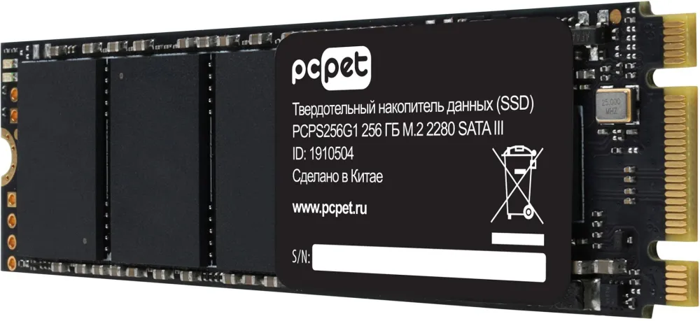 SSD PC Pet 256GB PCPS256G1 M.2 2280 (1910504)