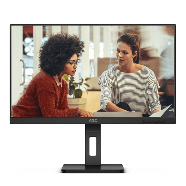 Монитор 27" AOC 1920х1080 WLED, 16:9, IPS, 300 cd/m2, 1000:1, 20М:1, 4 ms, 178°/178°, VGA, HDMI, DP, 100 Hz, Speakers, Tilt, Height, Swivel, Pivot, Internal, VESA, Black, 3y