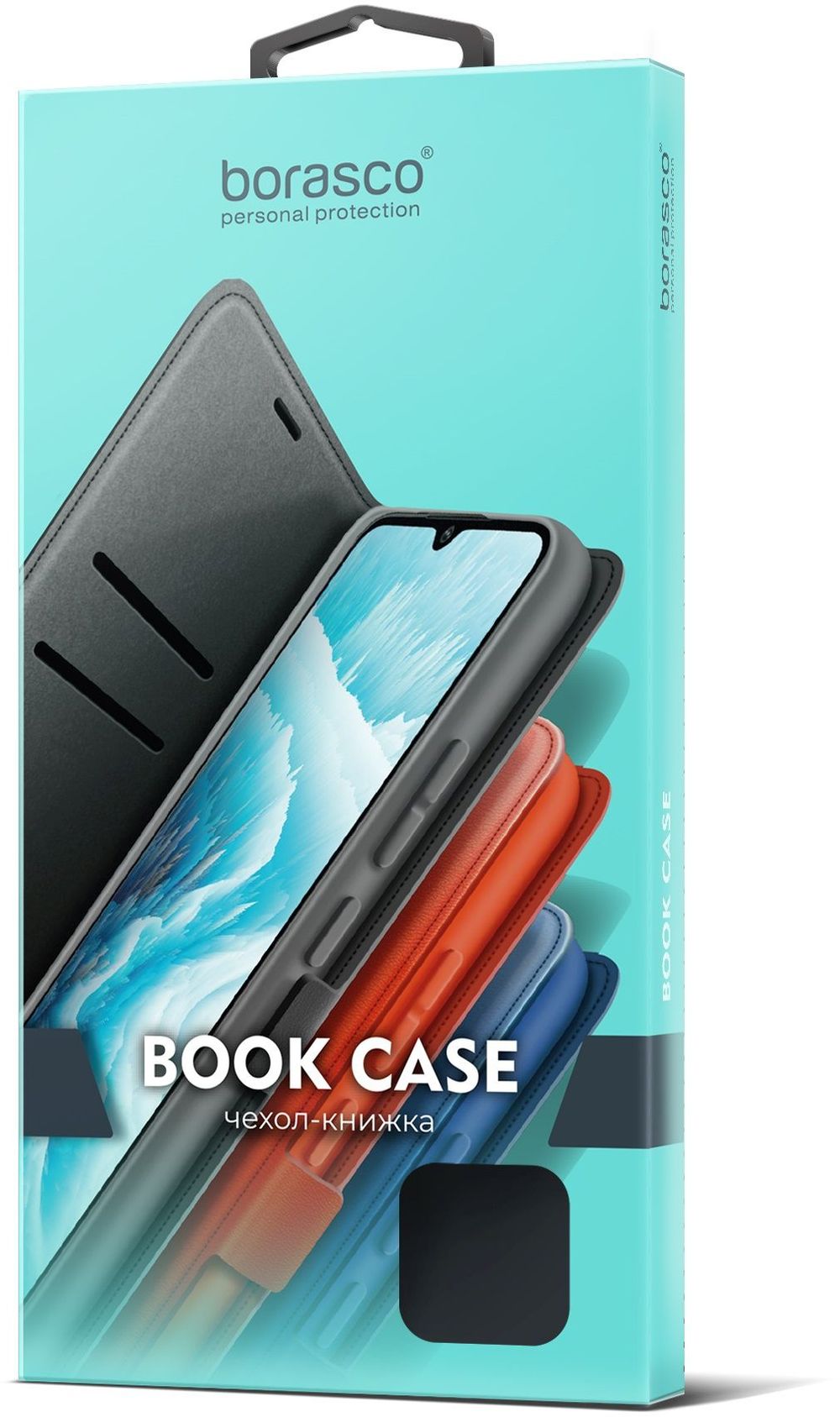 Чехол (флип-кейс) BoraSCO для Xiaomi Poco M6 Pro Book Case черный (73015)