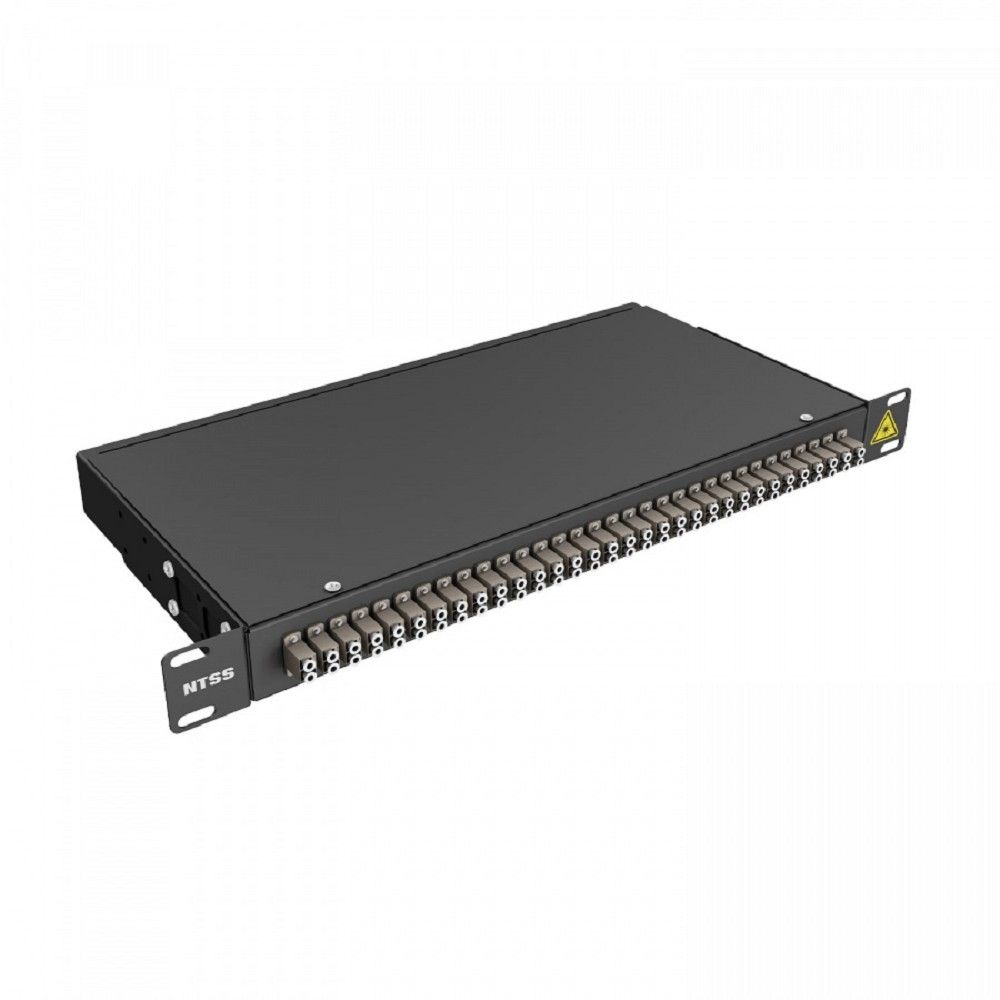 NTSS Кросс 19" NTSS PREMIUM, предсобранный 1U, 32 порта LC/UPC duplex, 62,5/125 мкм, (сплошная панель, розетки, сплайс 2шт, КДЗС, пигтейлы), черный, RAL9005 NTSS-RFOB-PM-1U-32-2LC/U-62.5-SP1.5G0A-BL