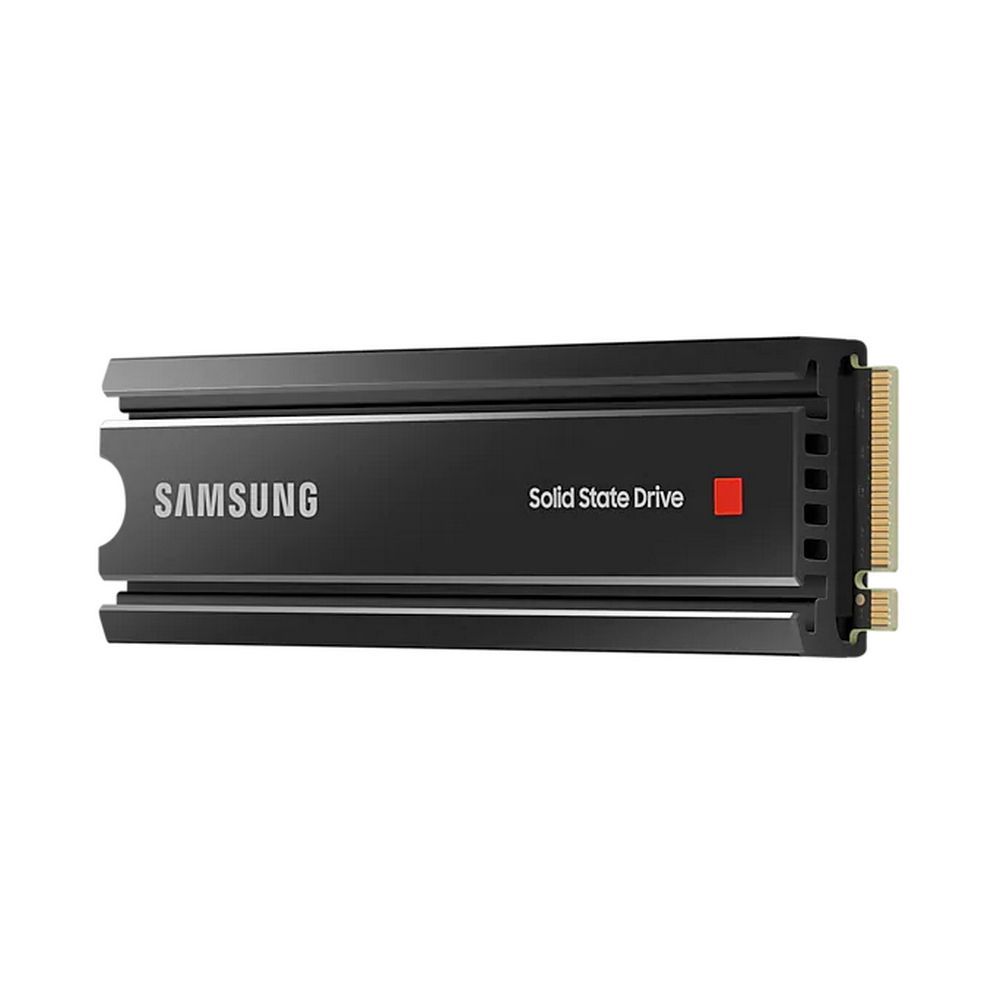 Твердотельный накопитель SSD Samsung 980 PRO Black M.2 2280 MZ-V8P2T0 2TB Client SSD PCIe Gen4x4 with NVMe, 7000/5100, IOPS 1000/1000K, MTBF 1.5M, 3D NAND TLC, 2048MB, 1200TBW, 0,33DWPD, Heat Sink, RTL (837690)
