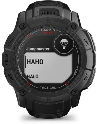 Смарт-часы Garmin Instinct 2X Solar Tactical Edition 50мм 1" MIP корп.черный рем.черный (010-02805-03)
