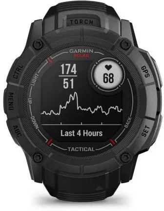 Смарт-часы Garmin Instinct 2X Solar Tactical Edition 50мм 1" MIP корп.черный рем.черный (010-02805-03)