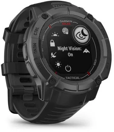 Смарт-часы Garmin Instinct 2X Solar Tactical Edition 50мм 1" MIP корп.черный рем.черный (010-02805-03)