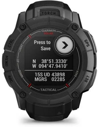 Смарт-часы Garmin Instinct 2X Solar Tactical Edition 50мм 1" MIP корп.черный рем.черный (010-02805-03)