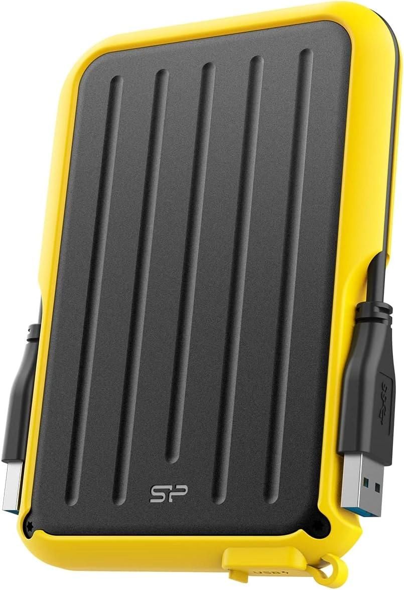 Silicon Power Portable HDD 2TB Armor A66 USB 3.2, желтый, черный