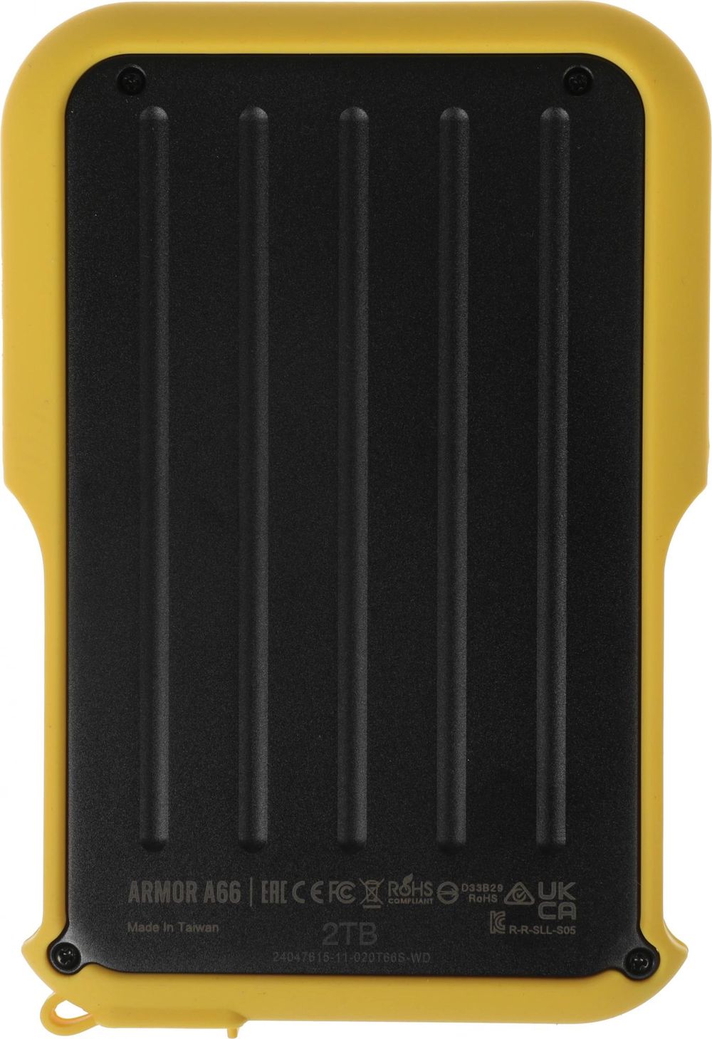 Silicon Power Portable HDD 2TB Armor A66 USB 3.2, желтый, черный