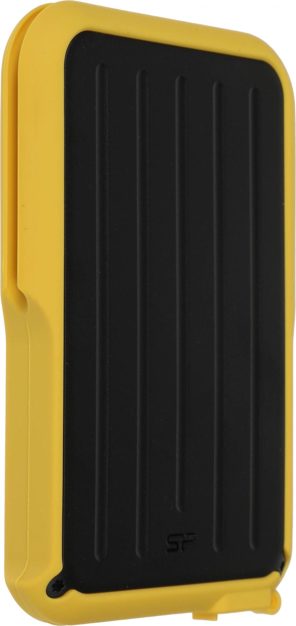 Silicon Power Portable HDD 2TB Armor A66 USB 3.2, желтый, черный