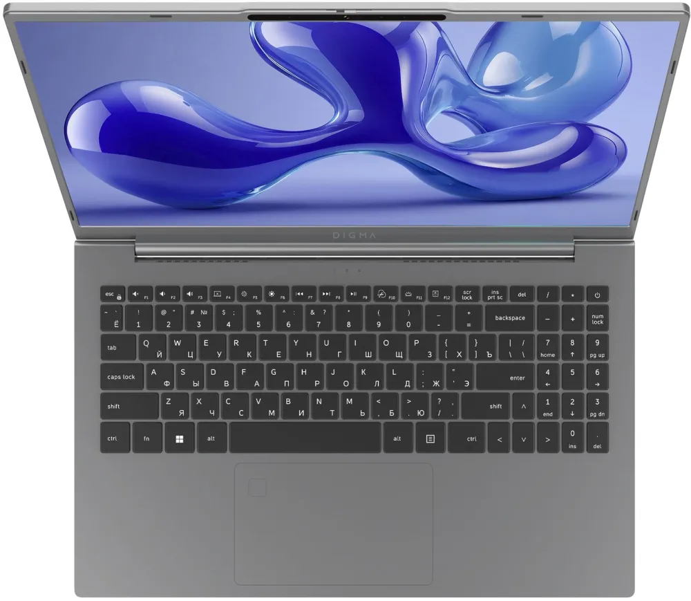 Ноутбук Digma Ascend Core i5 1235U 16Gb SSD512Gb Intel UHD Graphics 15.6" IPS FHD (1920x1080) Windows 11 Home grey WiFi BT Cam 4500mAh (DN15P5-ADXW07)