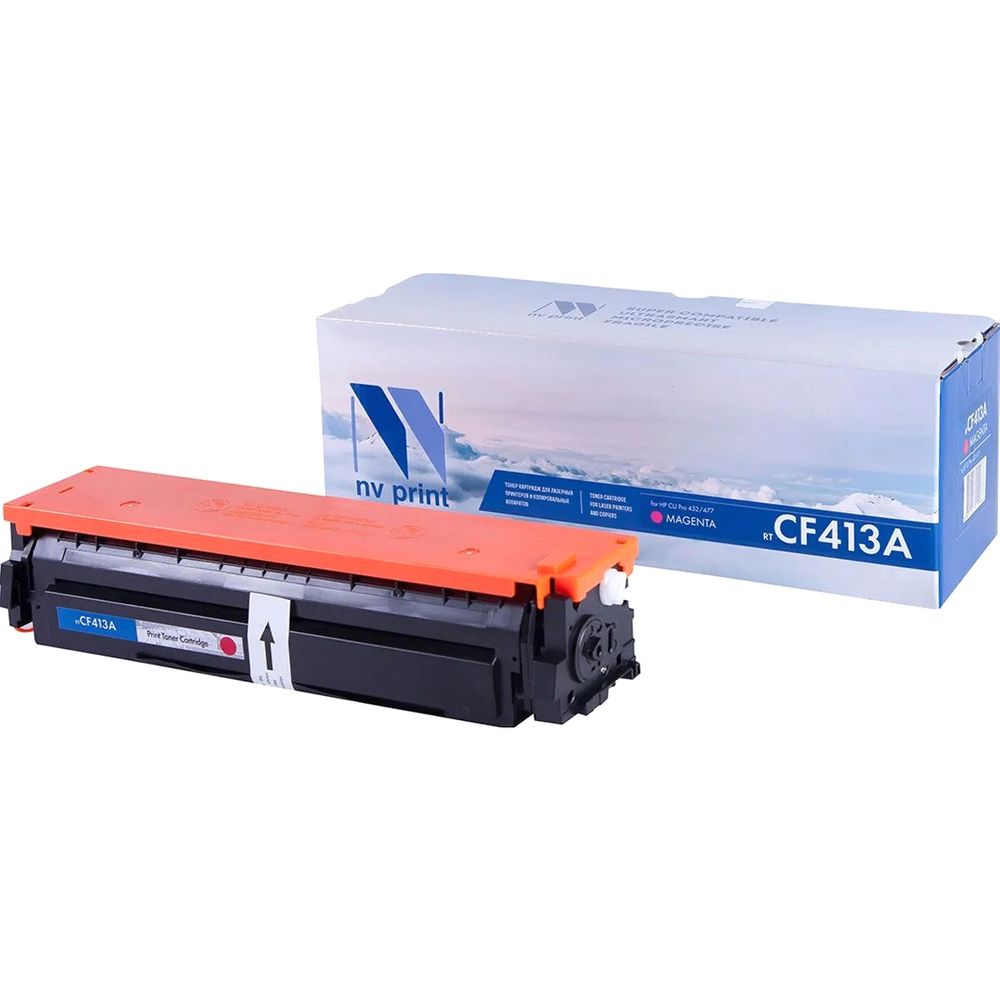 NV Print CF413A Картридж для HP Laser Jet Pro M477fdn/M477fdw/M477fnw/M452dn/M452nw, Magenta, 2 300 к