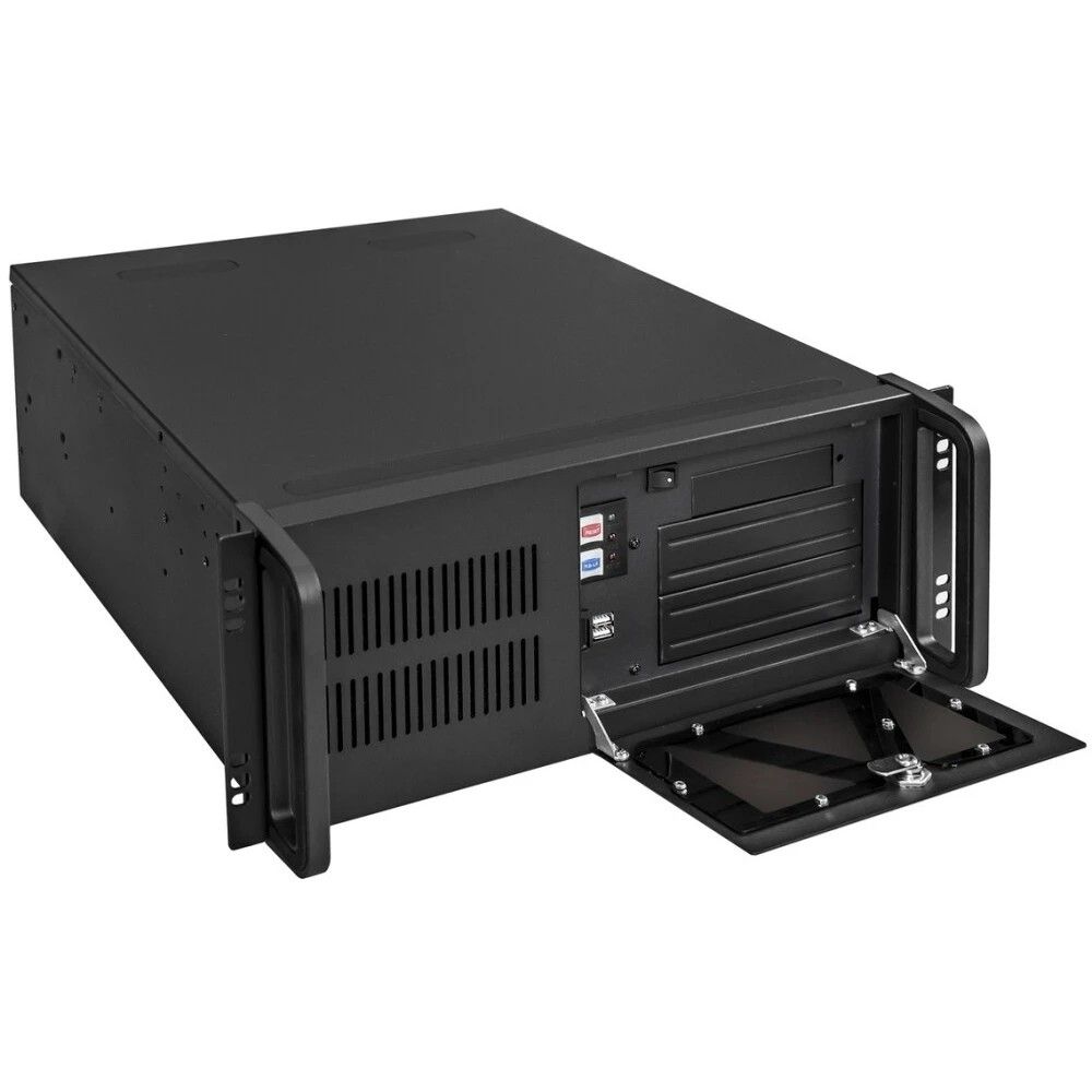 Exegate EX244499RUS Серверный корпус Exegate Pro 4U4017S <RM 19", высота 4U, глубина 450, без БП, USB>