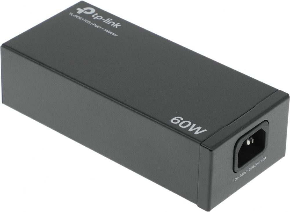 Инжектор PoE TP-Link POE170S 10/100/1000BASE-T 100-240В(АС)