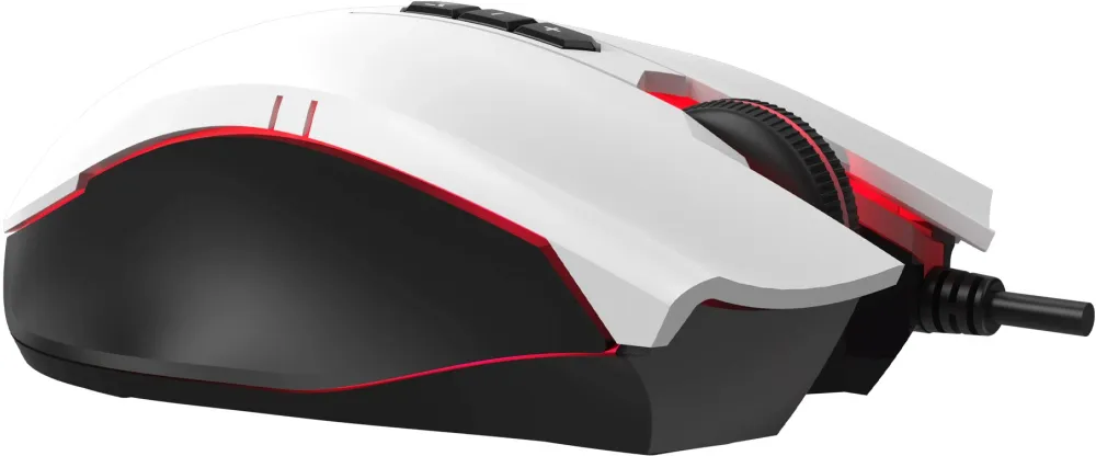 Мышь A4Tech Bloody ES7 белый оптическая 6000dpi USB 8but (ES7 PANDA WHITE)