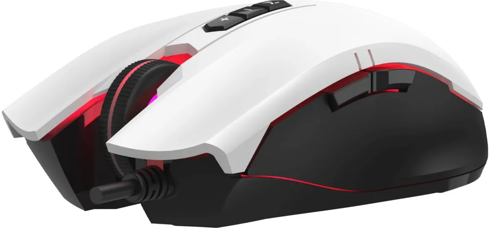 Мышь A4Tech Bloody ES7 белый оптическая 6000dpi USB 8but (ES7 PANDA WHITE)