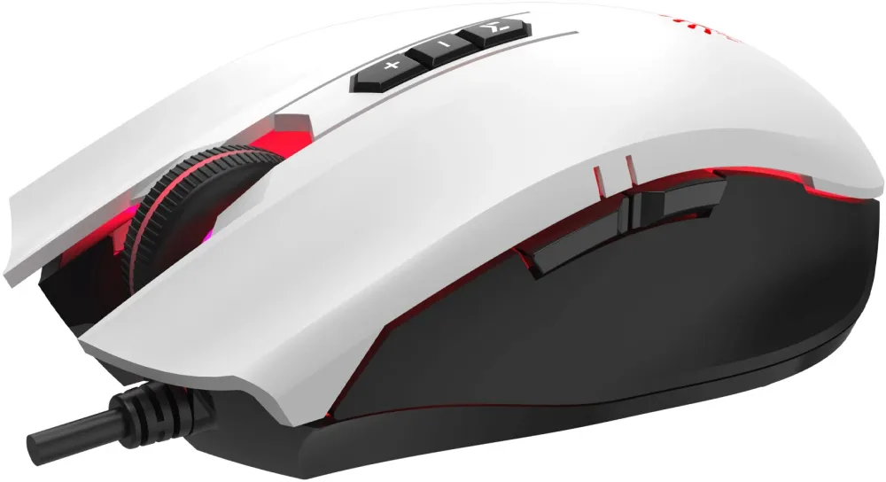 Мышь A4Tech Bloody ES7 белый оптическая 6000dpi USB 8but (ES7 PANDA WHITE)