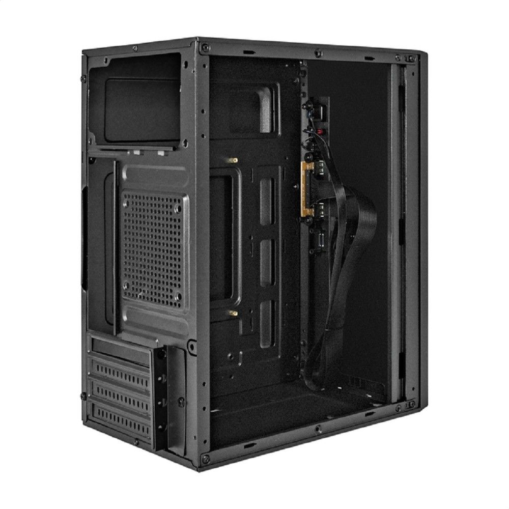 Exegate EX299212RUS Корпус Minitower ExeGate BAA-303-UNS350 (mATX, БП UNS350 с вент. 12см, 2*USB, HD Audio, черный)