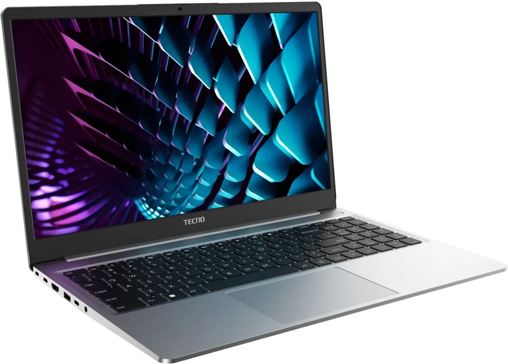 Ноутбук TECNO MegaBook K15SFA AMD Ryzen 7 7735HS/16Gb (soldered D5)/SSD1Tb/UMA/15.6"/IPS/FHD/1920x1080/60Hz/Win11/RJ-45/Silver/1.7kg