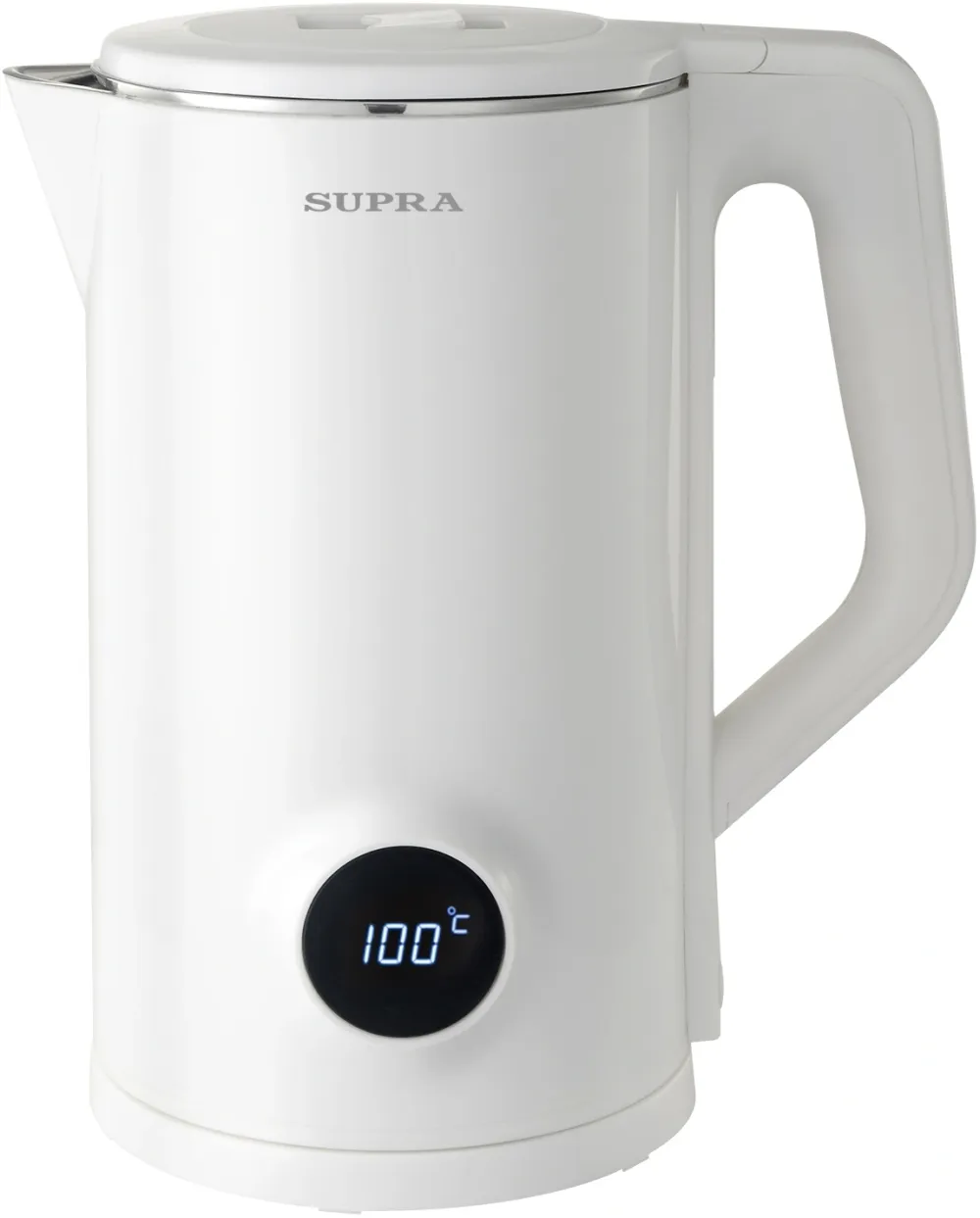 Чайник электрический Supra KES-1884DP белый корпус: пластик