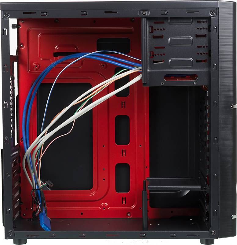 Корпус ATX ACCORD ACC-B301, Midi-Tower, без БП, черный