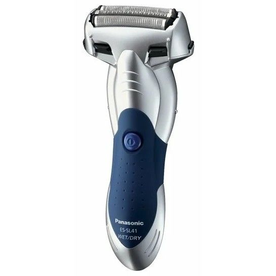 Бритва сетчатая Panasonic ES-SL41-S520 реж.эл.:3 питан.:аккум. серебристый/синий