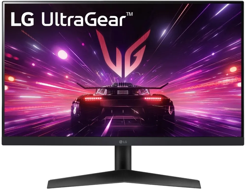 Монитор 23.8" LG 24GS60F-B  IPS, 1920x1080, 180Hz, 1ms, 300сd/m, 1000:1, HDR10 | HDMI(2.0), DP(1.4) | ExPSU, Vesa 100, Black
