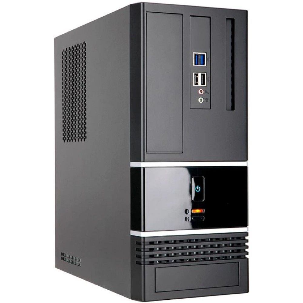 Корпус Slim Case InWin BK623 Black 400W RB-S400BN1-0 H 2*USB2.0+2*USB3.0 Audio mATX