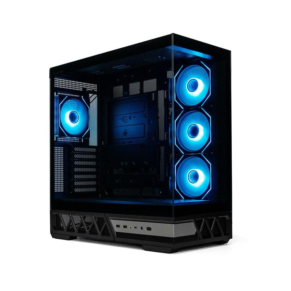 XASTRA Корпус Q700 7ARGB-C10-UC Black ATX/Aquarium/Screewless/7x120mm ARGB PWM mirror fans/Argb+PWM HUB 10port/Type C Q700-7FM12A-C10-UC