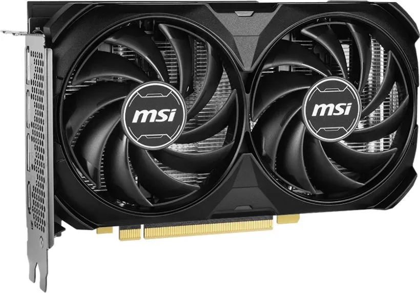 Видеокарта MSI PCI-E 4.0 RTX 4060TI 8G VENTUS 2X BLACK E1 OC NVIDIA GeForce RTX 4060TI 8Gb 128bit GDDR6 2565/18000 HDMIx1 DPx3 HDCP Ret