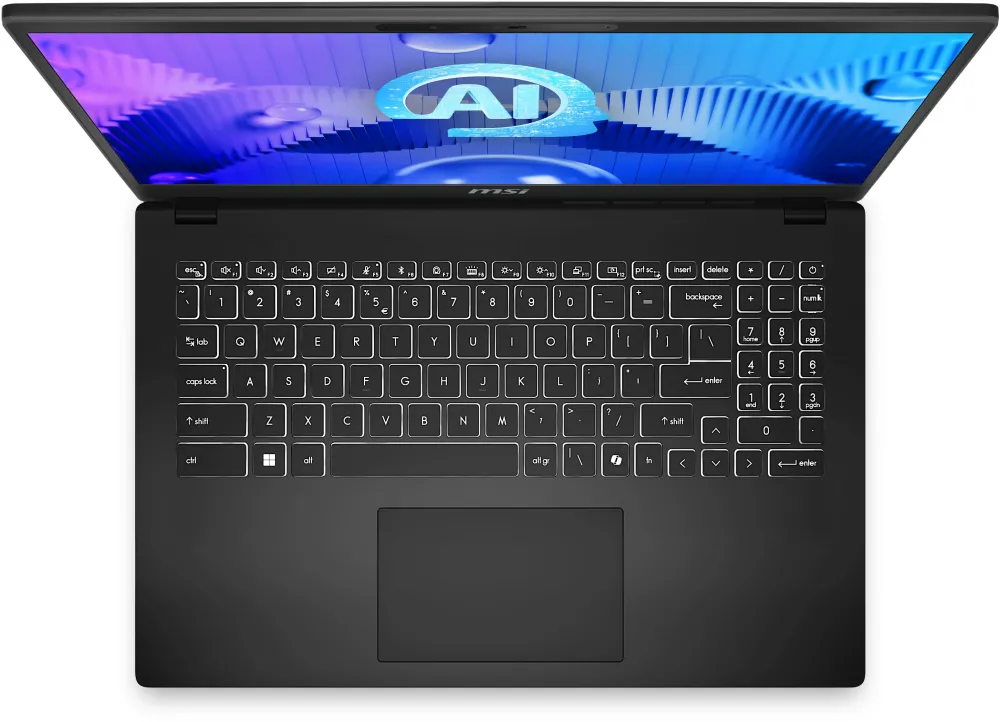 Ноутбук MSI Modern 15 H AI C1MTG-084US Core Ultra 9 185H 32Gb SSD1Tb Intel Arc 15.6" IPS Touch FHD (1920x1080) Windows 11 Home Multi Language black WiFi BT Cam