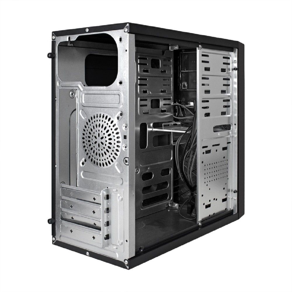 Exegate EX299285RUS Корпус Minitower ExeGate BA-203U-UNS400 (mATX, БП UNS400 с вент. 12см, 3*USB+1*USB3.0, аудио, черный)