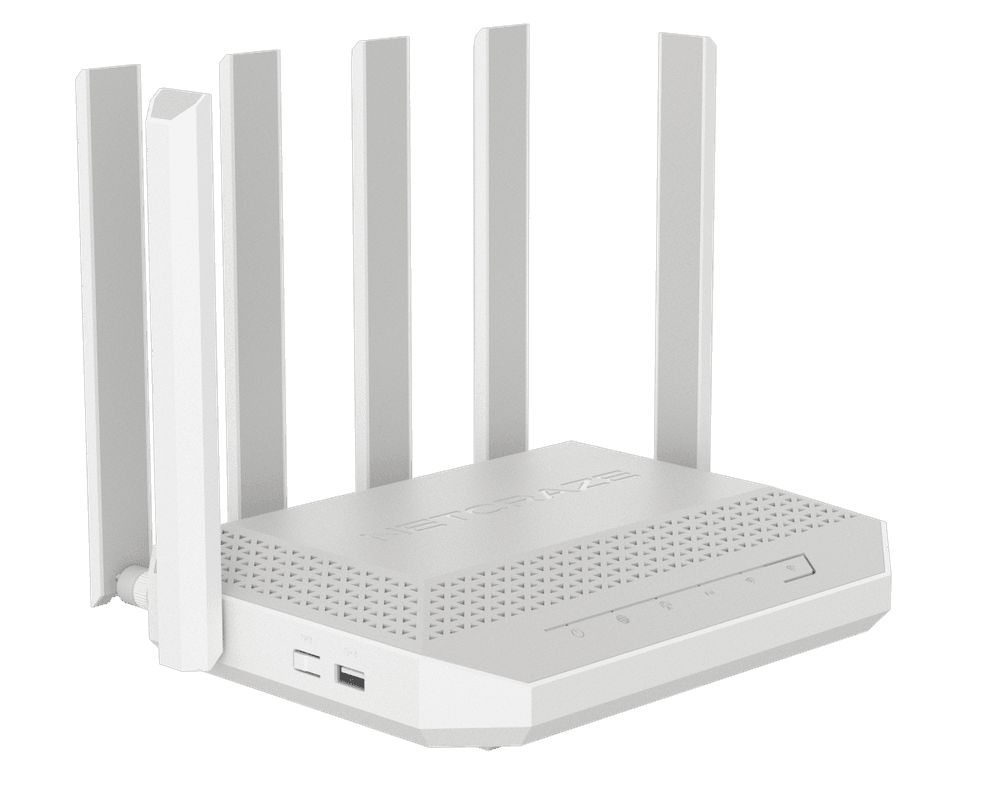 Маршрутизатор/ Netcraze Hero 5G Мультигигабитный интернет-центр с модемом 5G, двумя слотами для SIM-карт, Mesh Wi-Fi 6 AX3000, Smart-коммутатором 1?2.5G и 4?1G, многофункциональными портами USB 3.0 и 2.0