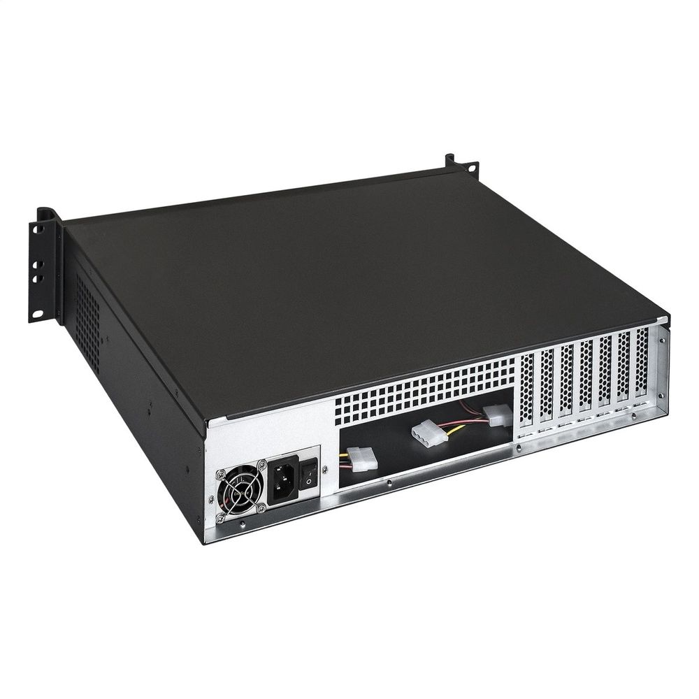 Exegate EX292526RUS Серверный корпус ExeGate Pro 2U350-01 <RM 19", высота 2U, глубина 350, БП 1U-350DS, USB>