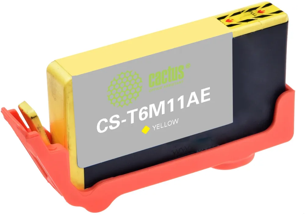 Картридж струйный Cactus CS-T6M11AE №903XL желтый (14.2мл) для HP OJP 6950/6960/6970 с чипом