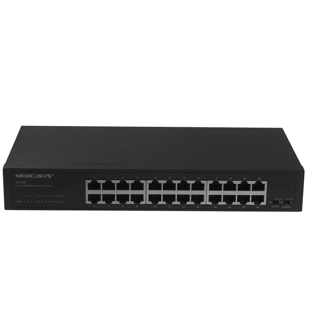 Коммутатор Mercusys MS124GS (L2) 24x1Гбит/с неуправляемый