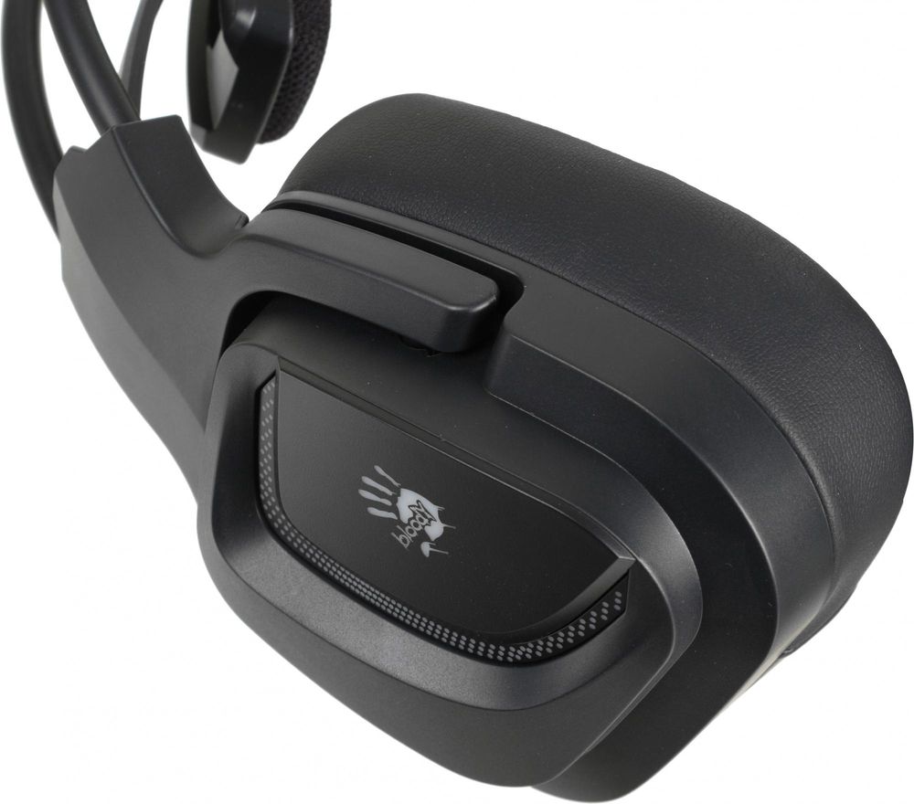 Наушники с микрофоном A4Tech Bloody G575 черный 2м мониторные USB оголовье (G575 USB/ BLACK)