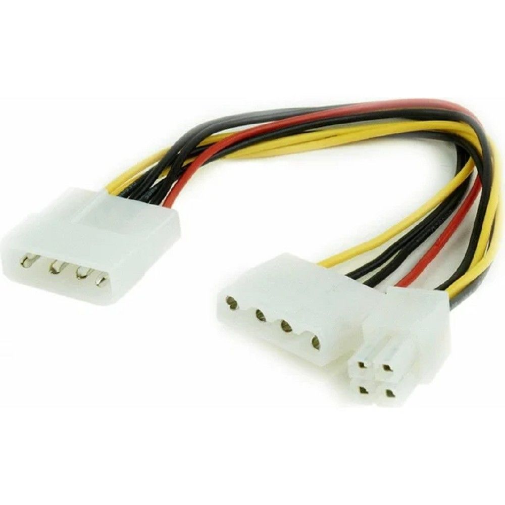 Разветвитель питания Cablexpert CC-PSU-4, Molex->Molex + ATX 4 пин (022859)