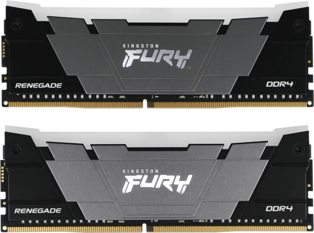 Модуль памяти Kingston 32GB DDR4 3600 FURY Renegade RGB Black XMP Non-ECC Unbuffered DIMM (Kit 2*16gb) 2RX8 16-20-20 1.35V 288-pin 8Gbit