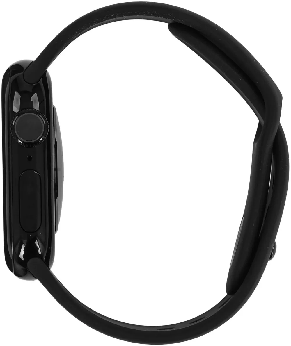 Смарт-часы Apple Watch Series 11 A3331 42мм OLED корп.черный Sport Band рем.черный разм.брасл.:M/L (MEQU4LW/A)