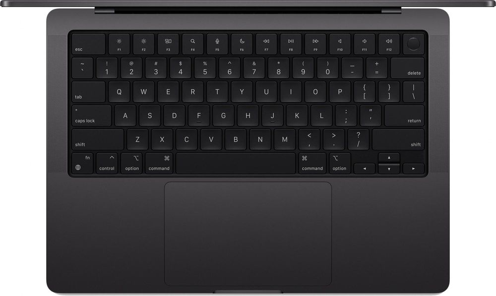 Ноутбук Apple MacBook Pro A3403 M4 Pro 14 core 24Gb SSD512Gb/20 core GPU 16.2" Liquid Retina XDR (3456x2234) macOS black WiFi BT Cam (MX2X3HN/A)
