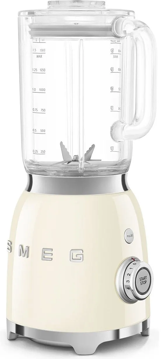 Блендер стационарный Smeg BLF03CREU 800Вт кремовый/серебристый