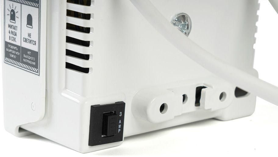 555 TEPLOCOM ST-555 mains voltage stabilizer 220V, 555VA, Uin. 145-260V