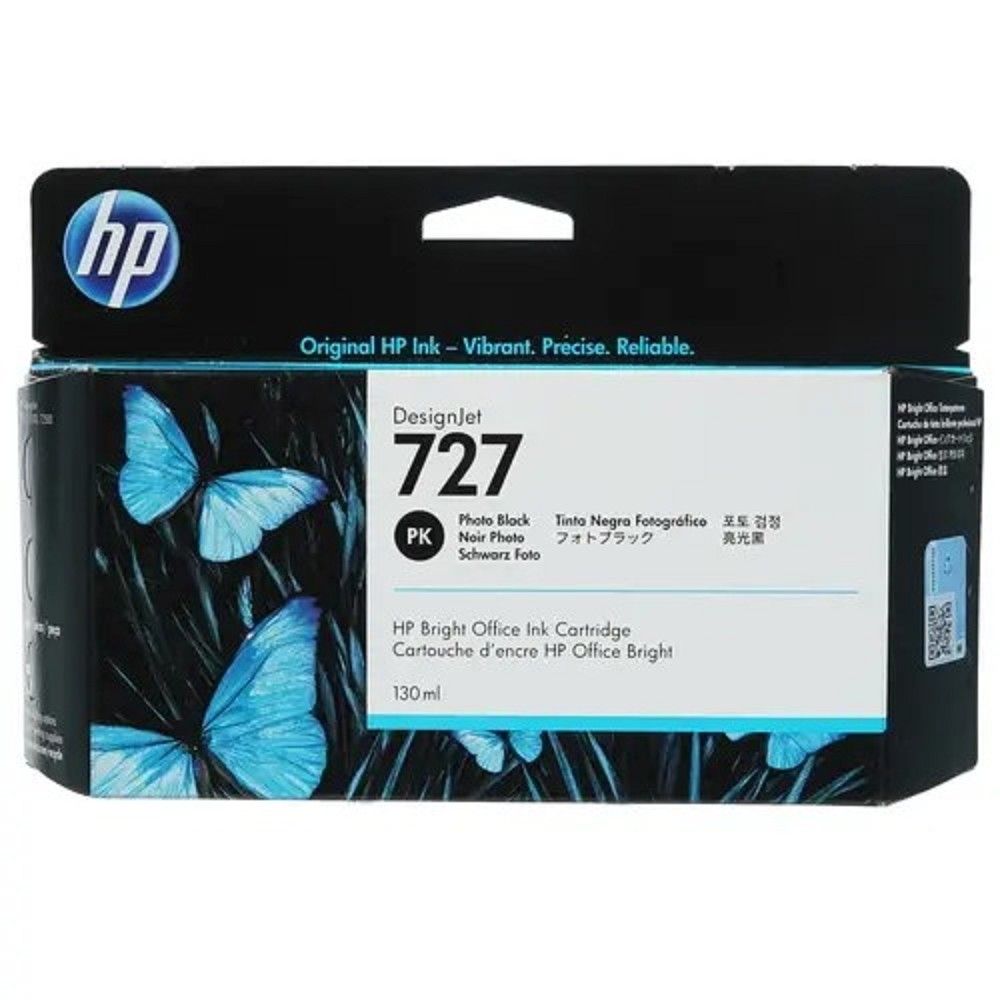 Картридж струйный HP 727 B3P23A черный (130мл) для HP DJ T920/T1500